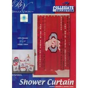  Ohio State Buckeyes Shower Curtain