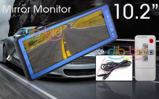 New 10.2” LCD Car Rear View Rearview Mirror Monitor DVD  