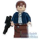 Star Wars Lego Minifig   Han Solo with Blaster from Set