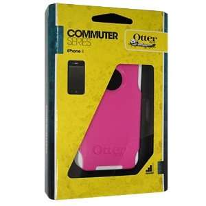  Otterbox Pink with White Color Apple iPhone 4 Commuter Series Case 