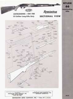1962 Remington Nylon 66 rifle instruction  