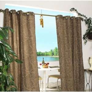 Outdoor Decor 70672 109 503 Gazebo Outdoor Solid Grommet Top Curtain 