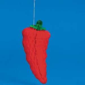    Tissue Chili Pepper Decoration (3 per package) Toys & Games