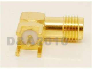 PCB mount SMA female jack right angle coaxial connector  
