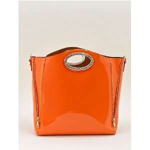   Style Patent Leather Handbag 6 Color Available orange Toys & Games