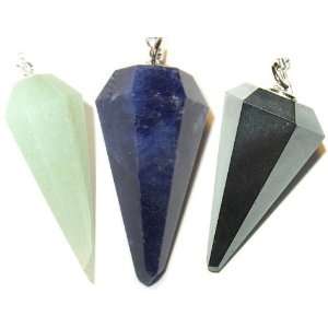  Set of 3 Pendulums Aventurine Sodalite Hematite