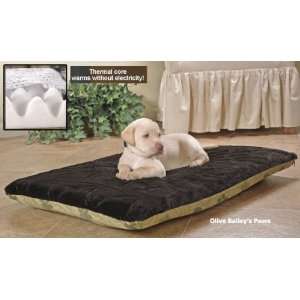   Warming Crate Pad 20 x 28 Color Charcoal Baileys Paw