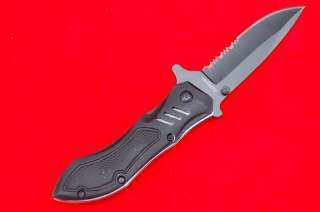 Black Sharp Spring Assist Pocket Folding Knife  