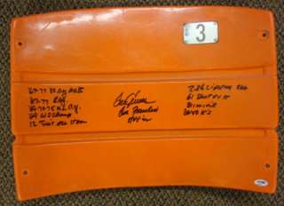 Tom Seaver Autographed NY Mets Shea Stadium Seat Back 11 Stats HOF MLB 