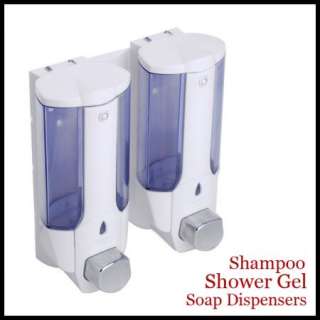 in 1 Wall Mounted Shampoo Shower Gel Soap Dispensers  