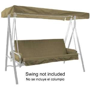   Swing Cushion with Arm Rests and Canopy L572815B Patio, Lawn & Garden