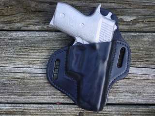 Sig Sauer P 220 compact hi rise leather holster black  
