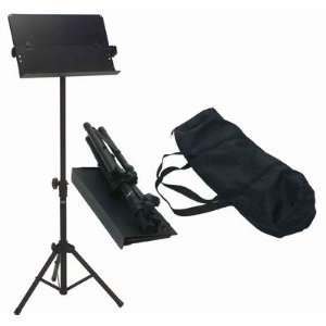  Audio2000S Portable Metal Sheet Music Stand with Carrying 