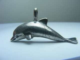 VINTAGE STERLING SILVER .925 DOLPHIN CHARM PENDANT  
