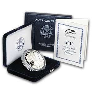  2010 W 1 oz Proof American Silver Eagle w/Box & COA Toys 