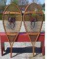 ANTIQUE INDIAN SNOWSHOES 43x16 w/BINDINGS OLD TERRIFIC