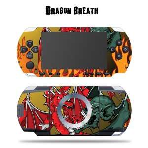  Protective Vinyl Skin Decal for SONY PSP   Dragon Breath Video Games