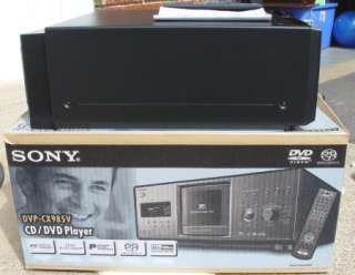 Sony DVP CX985V Disc Explorer 400 DVD, SACD, CD Player Changer Orig 