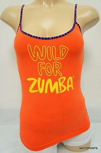 Zumba Wild for Zumba Spaghetti Tank Zumbawear Top All Sizes  