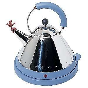 Electric Kettle with Red Bird by Alessi 