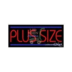  Plus Size LED Business Sign 11 Tall x 27 Wide x 1 Deep 