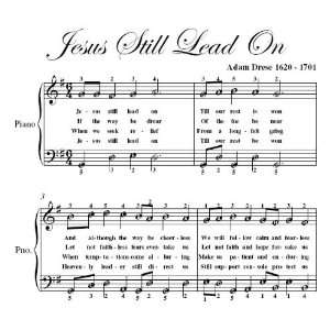    Jesus Still Lead On Easy Piano Sheet Music Christian Books