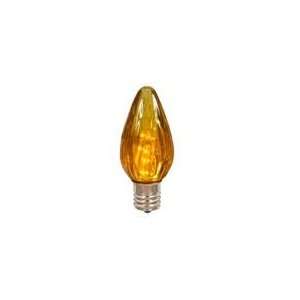  Club Pack of 25 LED Amber F15 Christmas Replacement Bulbs 