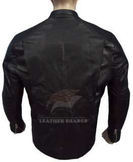 Superman Smallville Leather Jacket with Superman Embossed Emblem 