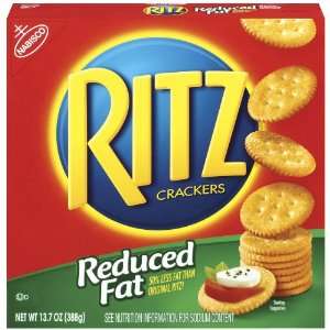 Ritz Reduced Fat cracker, 13.7 oz Grocery & Gourmet Food