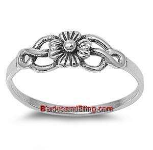   Celtic Flower Rose size 9 ring Women  Promise s02  