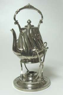 VICTORIAN SPIRIT GERHARDI KETTLE NICKELPLATE TEA POT  