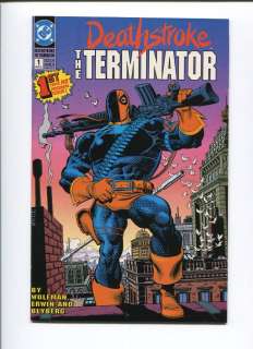 DEATHSTROKE THE TERMINATOR #1 NM+ 9.6 HIGH GRADE HUGE SCANS  