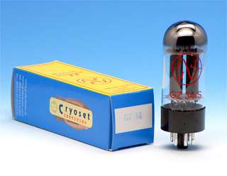 JJ GZ34 / 5AR4 Rectifier Cryo Treated Vacuum Tube   New in Box