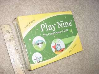 Play Nine   The Card Game of Golf   NEW Factory Sealed  