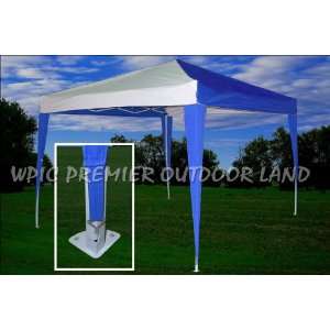  10x10 Pop up Canopy Party Tent Gazebo Ez Cs   Blue/white N 