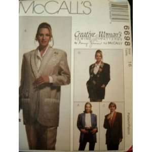   16   CREATIVE WOMANS SEWING PATTERN BY NANCY ZIEMAN FOR MCCALLS #6698