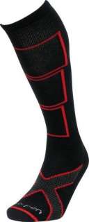 Lorpen mens socks Tri layer Ski Lightweight black over calf 1 pair 
