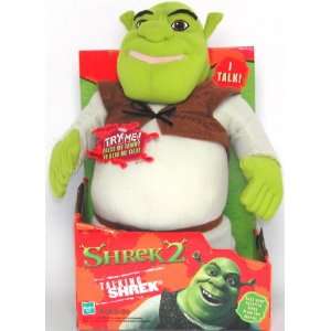  Shrek 2   Talking 12 Inch Shrek Plush Toys & Games