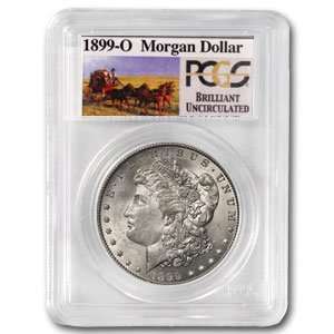  1899 O Brilliant Uncirculated PCGS Stage Coach Silver Dollars 