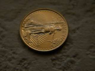 DOLLAR $5 .10 OUNCE RARE 1993 LIBERTY FINE GOLD COIN CIRCULATED 