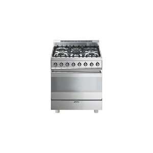  Smeg Classic Design C30GGXU 30 Freestanding Gas Range 5 