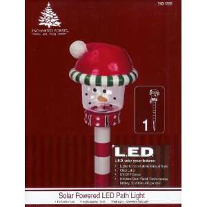  Solar Powered LED Snowman Pathway Marker Light