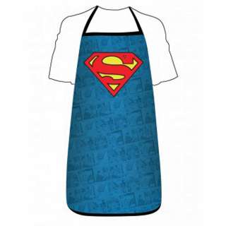 Superman Comic Strip Chef Novelty Cooking Apron Kitchen Catering 