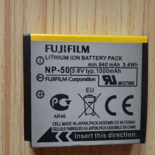 Camera battery for fujifilm NP 50 FinePix F50fd F60fd F70fd F100fd 