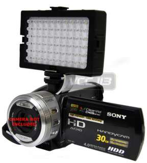 60 LED HD VIDEO LIGHT PANEL FOR CANON EOS 7D REBEL T1i  