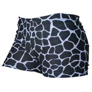   GemGear® Black Giraffe Volleyball Spandex Shorts
