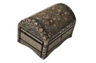 Luxury Inlaid Mosaic Mother of Pearl Wood Jewelry Box #5  