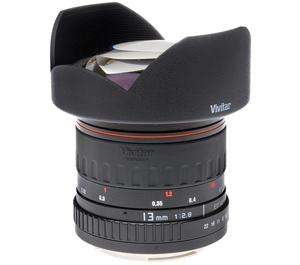 Vivitar 13mm Ultra Wide Lens Sony Alpha A35 A55 A65 A77 A560 A580 DSLR 