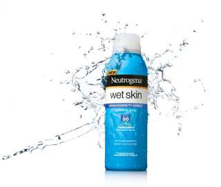  Spray SPF 50, 0.3125 Pound Neutrogena Wet Skin Sunblock Spray, 5 Ounce