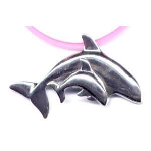   Whales Necklace Sterling Silver Jewelry Gift Boxed